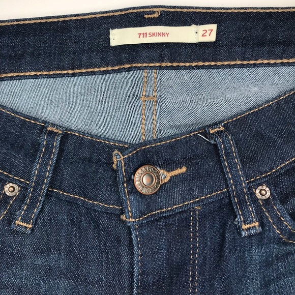 Levi’s 711 Mid-Rise Skinny Women’s Jeans - Size: 27 Regular - Picture 11 of 15